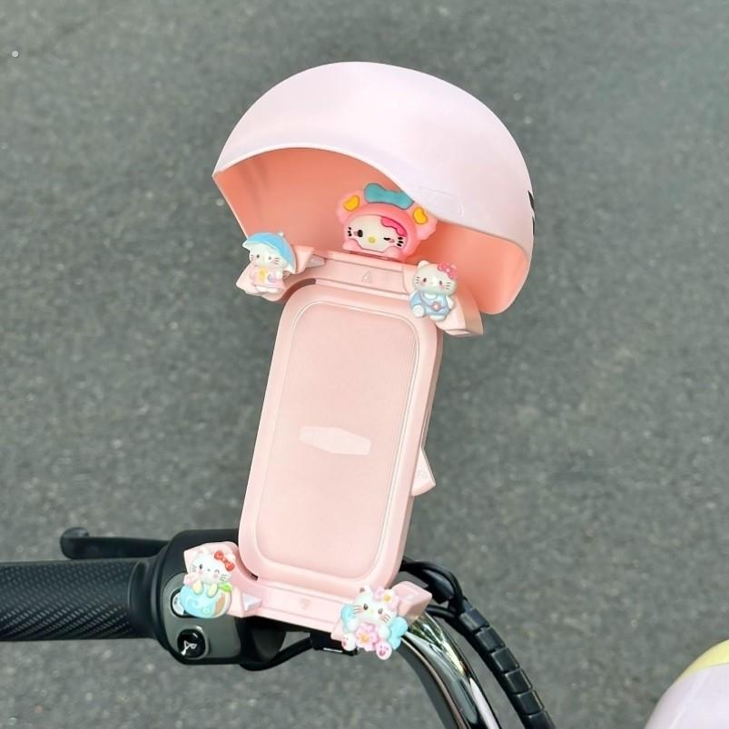 可爱电动车手机架防震防抖2026新款女生自行车骑行外送骑手专用