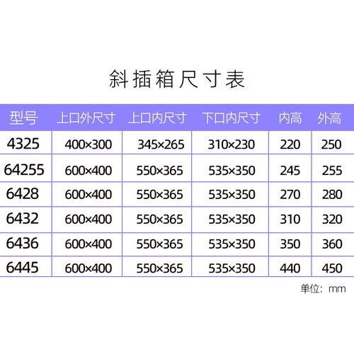 斜插式周转箱物流箱带盖子加厚长方形整理收纳箱工具箱运输配送箱