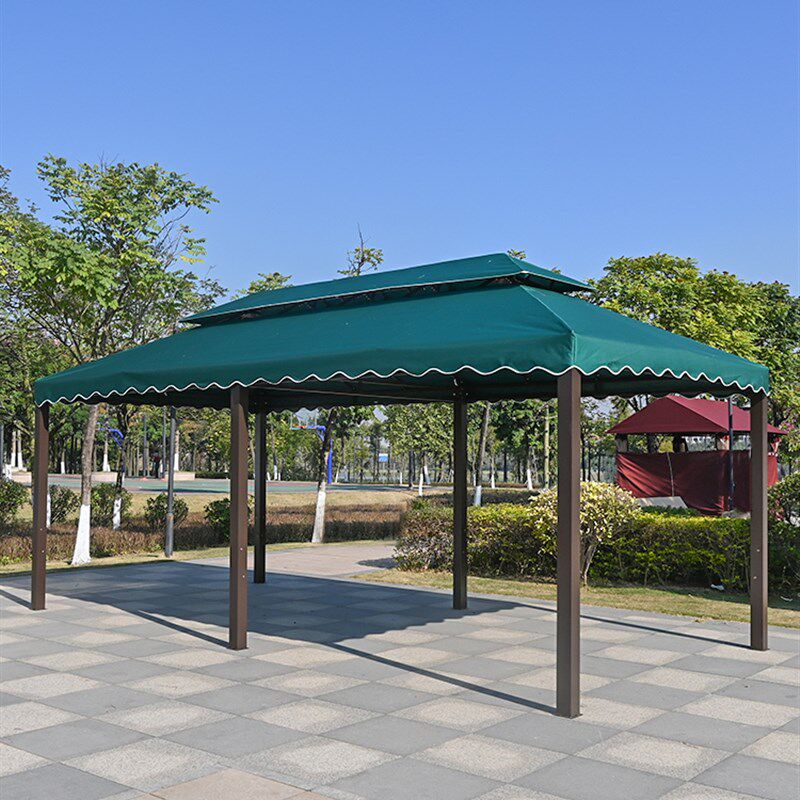 户外遮阳棚雨棚四脚伞帐篷摆摊大太阳伞遮雨露天庭院凉亭室外休闲