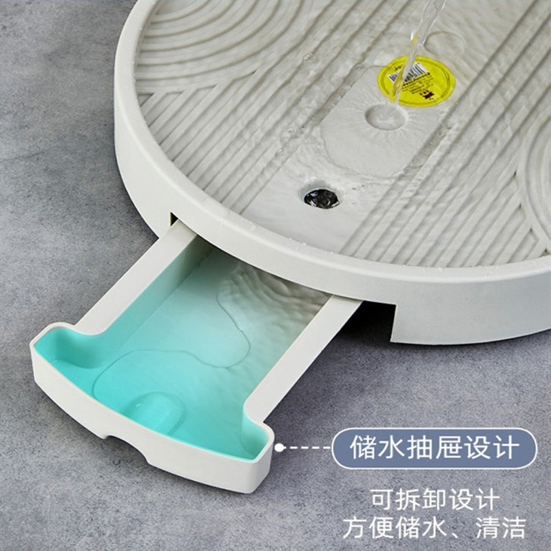 花盆托盘带轮移动底座接水花盘底储水凉垫底花盒滚轮万向轮圆盘底