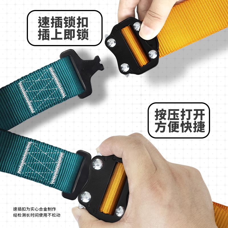 单腰安全带可携式护腰带户外施工安全绳挂钩工具包安全绳套装