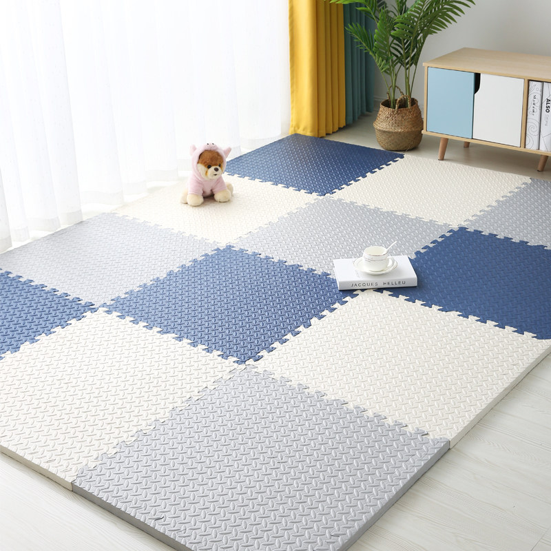 地垫大面积泡沫爬爬垫床边拼接婴儿童加厚60x60家用垫子2cm踏踏米