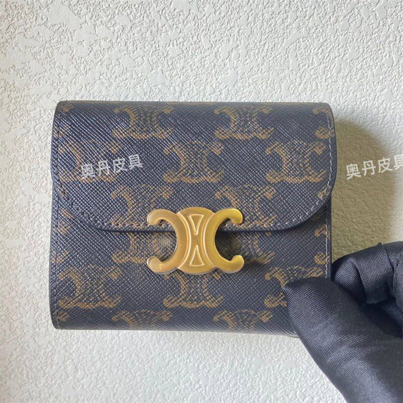 新款真皮翻盖女士卡包钱包名片夹时尚女钱包