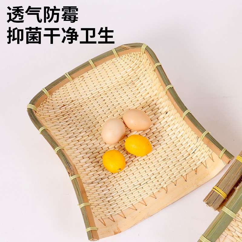 纯手工柳编簸箕藤编竹编簸箕农用家用老式大中小号柳条簸箕笸箩筐