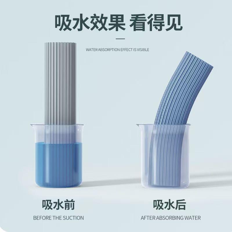 新款海绵吸水拖把家用免手洗懒人一拖净干湿两用加厚加大胶棉拖把