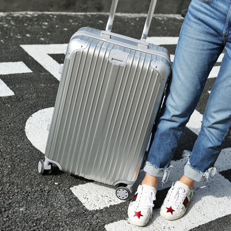 行李箱ins网红女旅行箱子24寸学生密码箱潮男万向轮20寸皮拉杆箱
