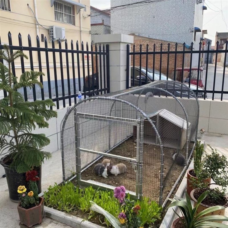 室外走地鸡笼跑道散养鸡笼专用隧道笼养殖笼养鸡跑道笼子家养鸡笼