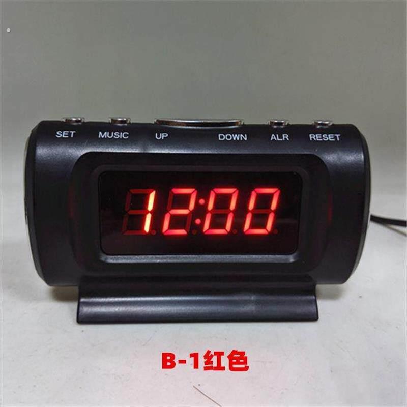 车载时用电子钟带夜光钟表车载时钟温度计车电子表车载表新品【1