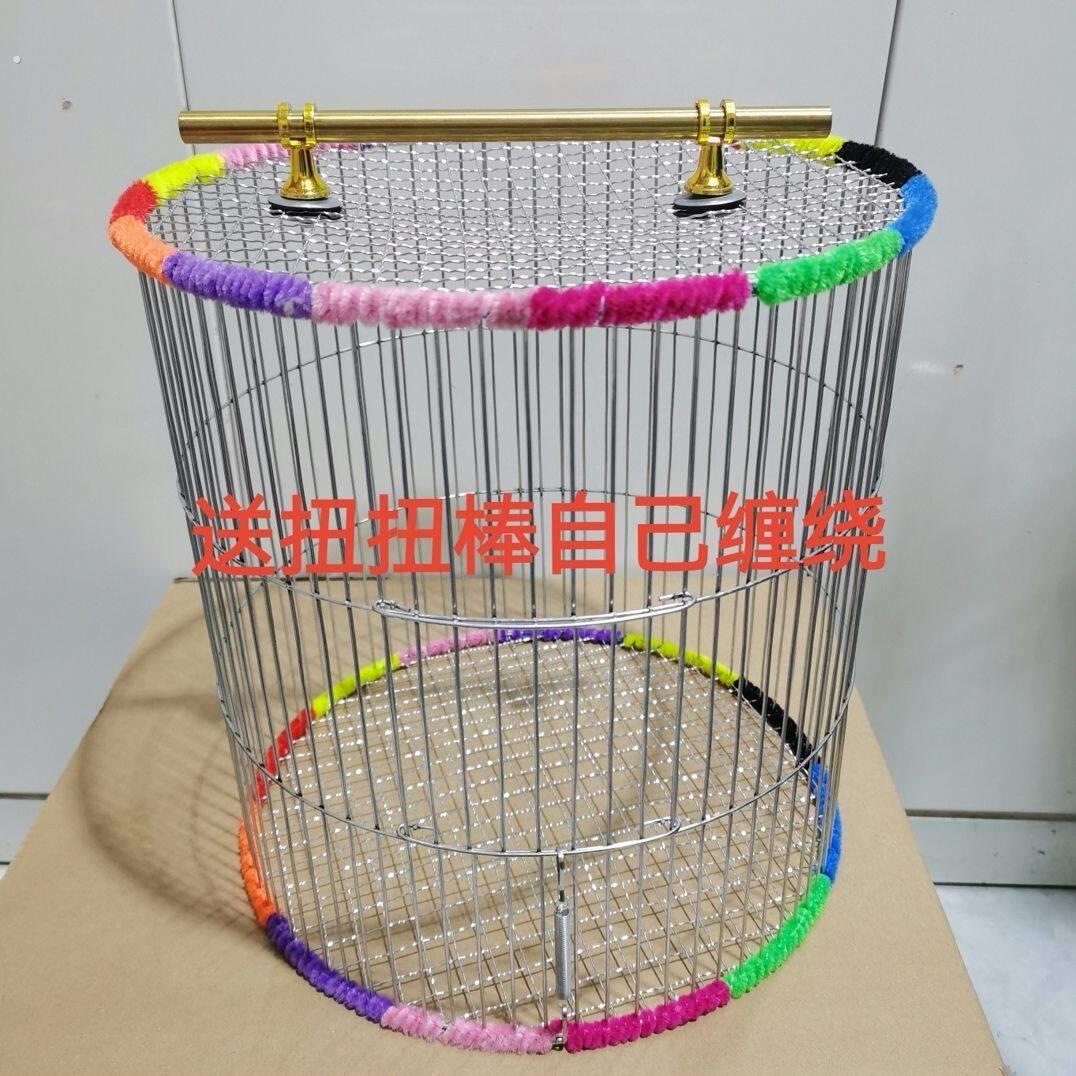 1松鼠跑笼外出笼松鼠笼子铁网圆筒户外跑步圆筒网圆柱形圆形鸟笼