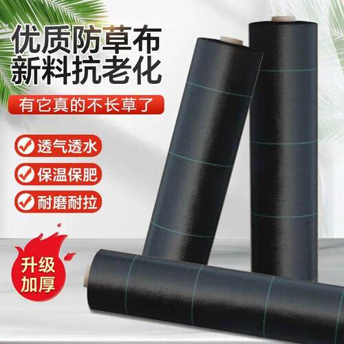 防草布果园果树除草布地布打孔切片除草布透气透水盖草抑草布加厚