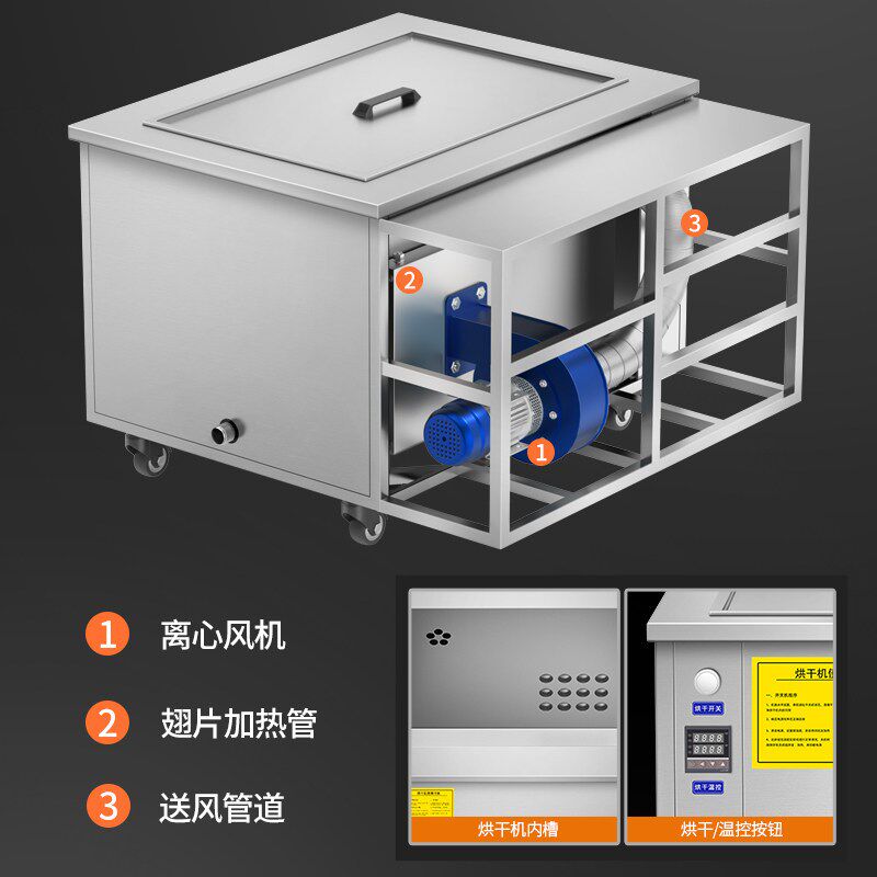 超声波清洗机配套烘干机五金零件烘干箱恒温热风循环加热工业设备