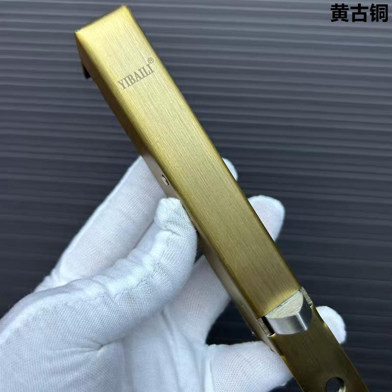 依佰利不锈钢精铸自动暗插销双开门暗藏式自动插销自闭双开门插销