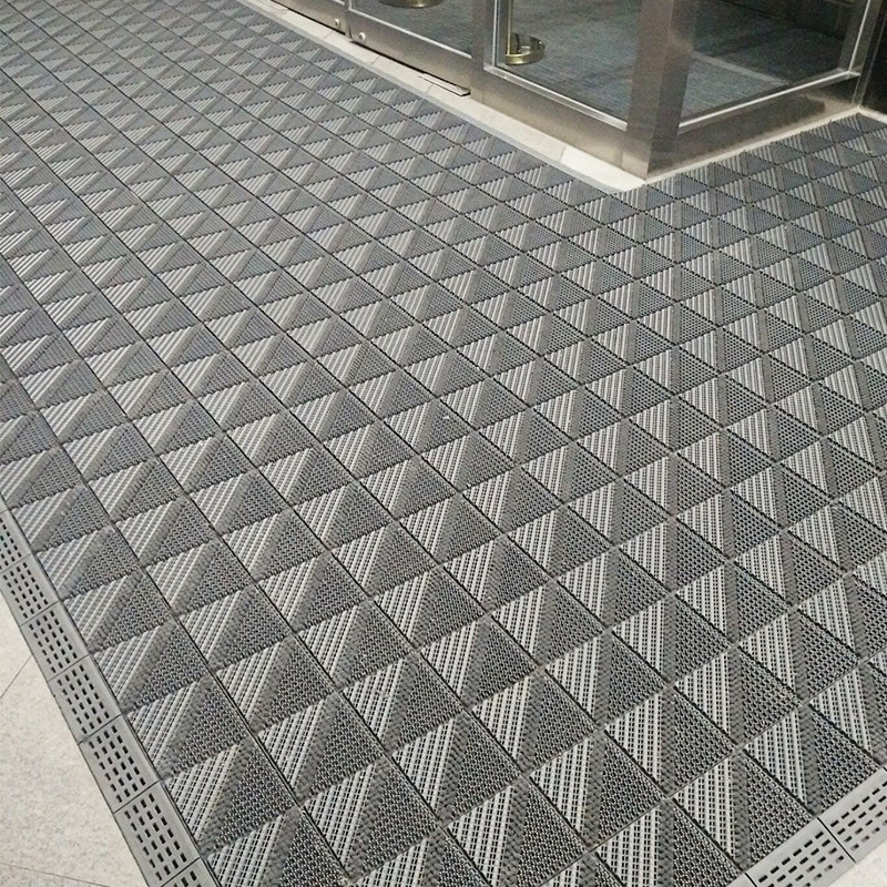 上市大门除尘塑料地垫拼接镂空刮泥垫组装橡胶地毯包邮防水家用