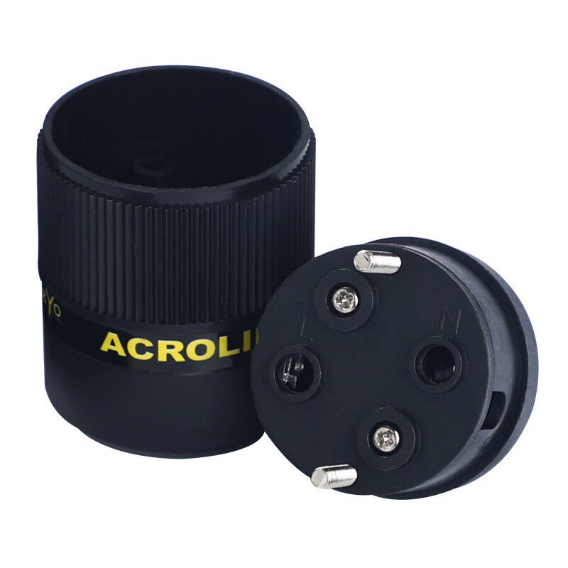 ACROLINK雅高聆FC-08 冷冻镀金 发烧音响电源线插头 8字尾插 包邮