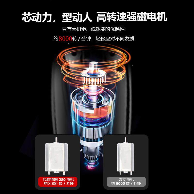 专业美发雕刻电推剪发廊专用0刀头小推子理发店刻痕修边剃光头