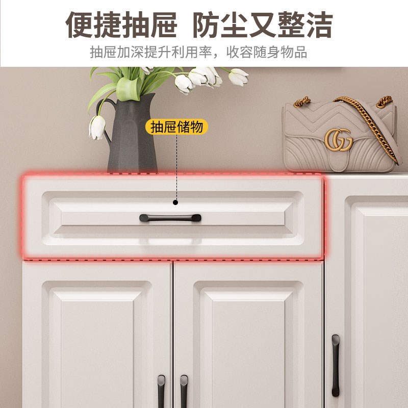 鞋柜家用门口楼道走廊玄关柜经济型入户门隔断储物小户型阳台鞋柜