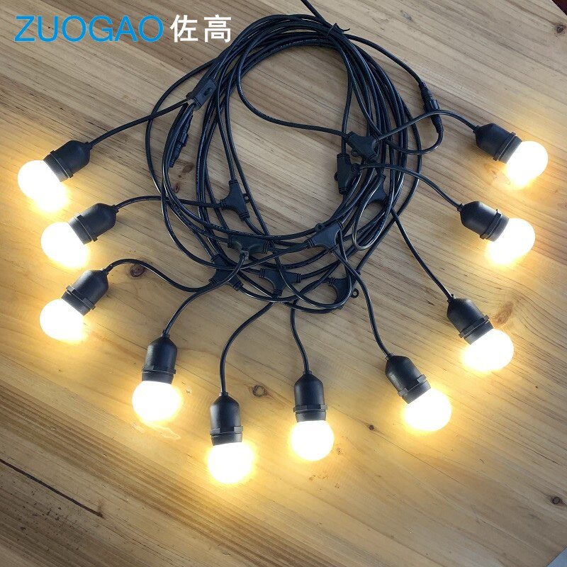 户外防水装饰灯串 复古LED灯圣诞婚礼布置灯带创意 LED灯串小灯泡