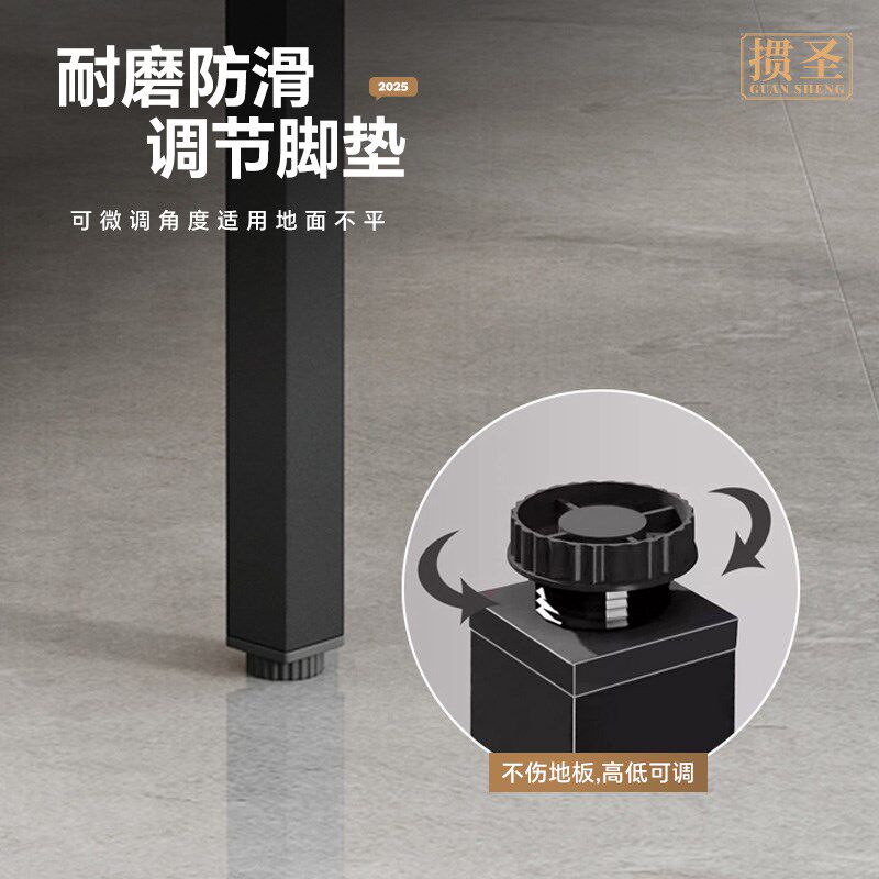 掼蛋专用桌子软包边舒适绒布免安装圆桌可折叠家用掼蛋扑克麻将桌