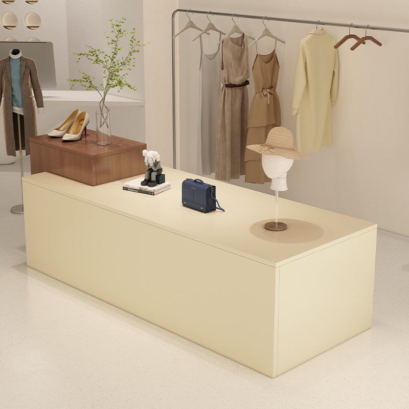 服装店中间展示台女装店中岛桌鞋包店铺流水台陈列柜台商场展示柜