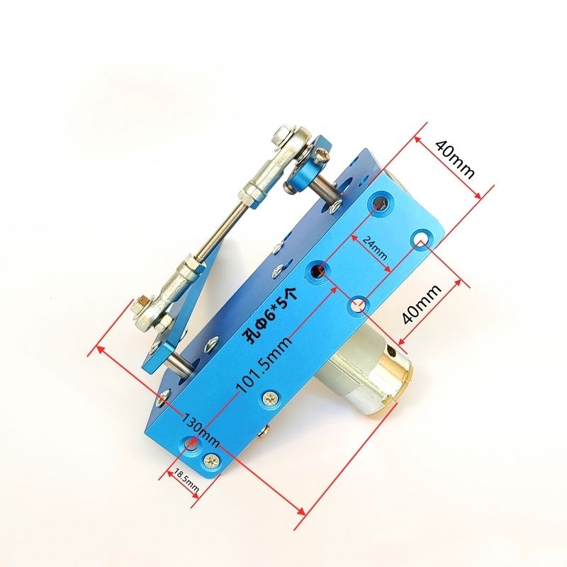 往复摇摆机 12v24v直流电机角度可调电动扇子机摇晃遛鸟理疗拍打