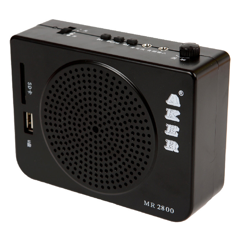 AKER/爱课 MR2800扩音器教师小蜜蜂教学腰挂式大功率广场舞唱戏机