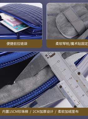 漆皮中阮包双肩加厚中阮琴包亮皮亮面便携中阮乐器包套袋软包