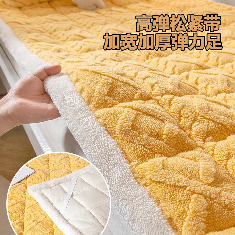 学生宿舍牛奶绒床垫单人褥子塔芙绒软垫床褥铺垫被冬季加绒可折叠
