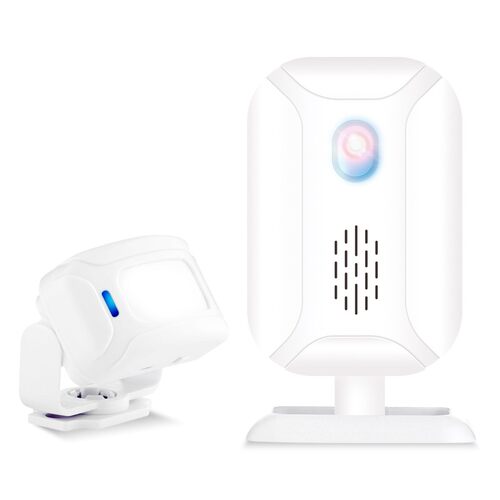 入门欢迎光临感应器进门口叮咚响铃门铃铛店铺开门提示迎宾红外线
