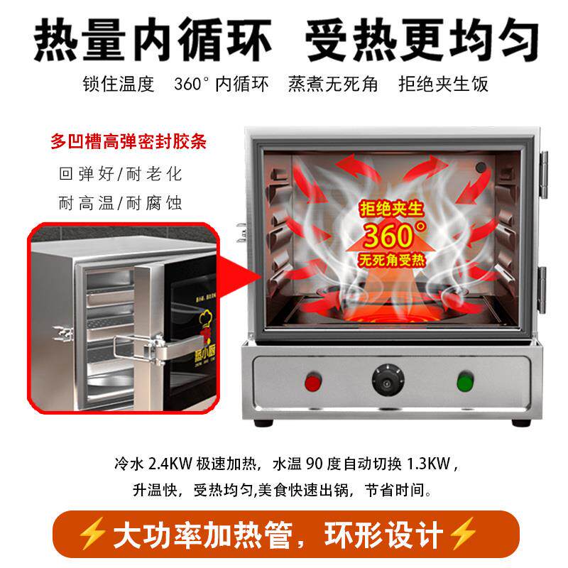 蒸饭柜蒸饭箱家用商用小型蒸饭柜电蒸箱全自动机蒸米饭馒头食堂