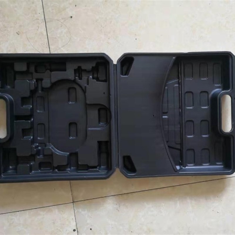 汽车空调加氟工具箱空箱收纳盒车载家用加厚多功能塑料工具箱黑色