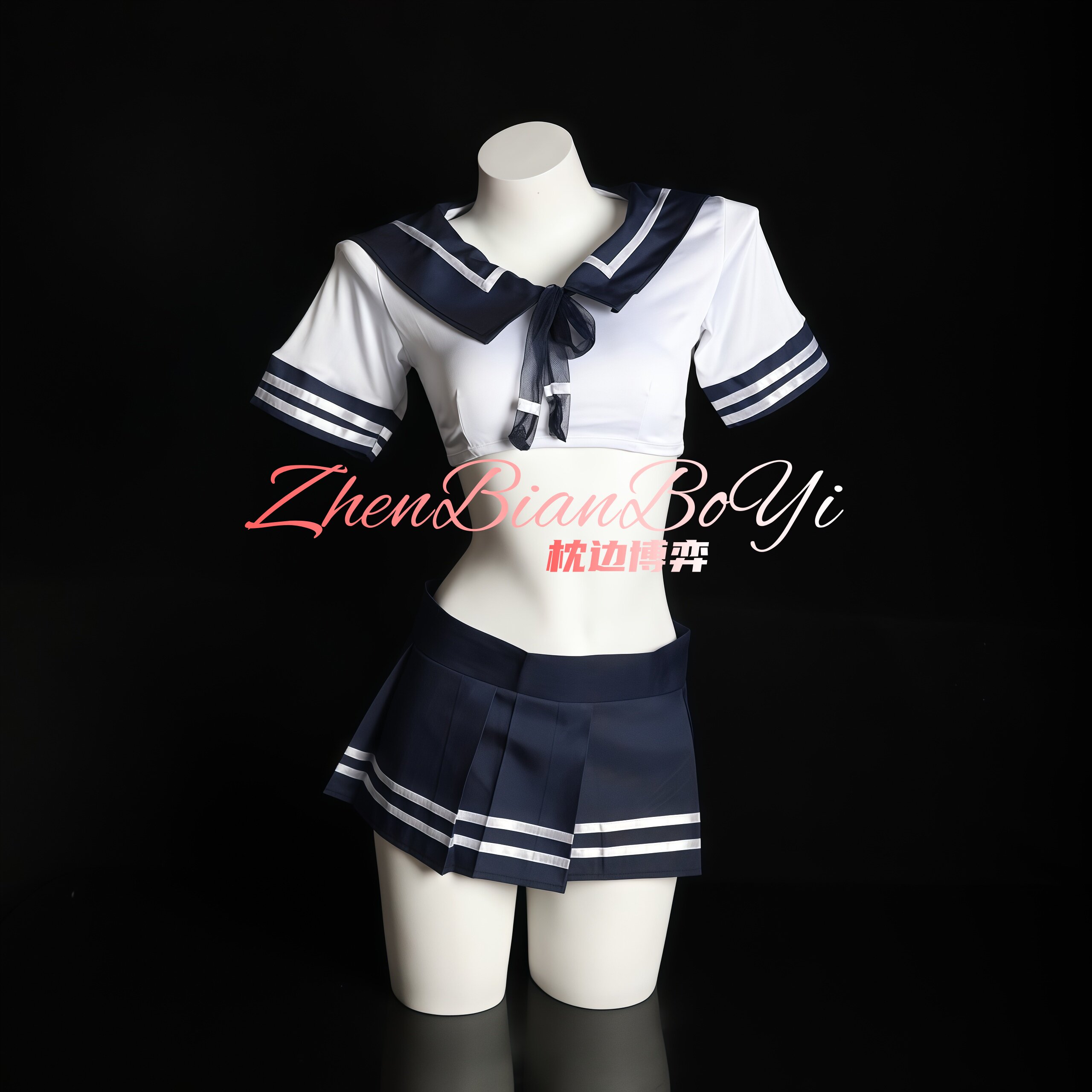 Zbby「水手之爱」Cos制服学妹女仆性感火辣短裙免脱JKqqny内衣