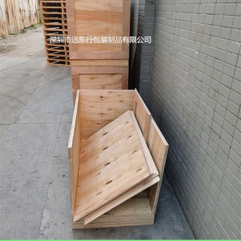 深圳免熏蒸木箱 胶合板木箱 模具包装木箱 复合板木箱 钢带木箱图片