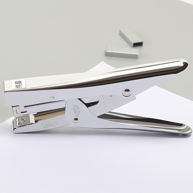 订书机手握式外卖打包专用订书器商用家用省力型订厚书大12号手持