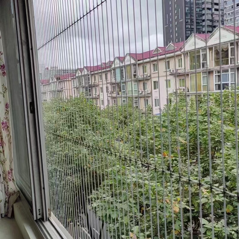 成都防猫阳台儿童隐形防护网防护窗三推纱窗不锈钢护栏原创品牌