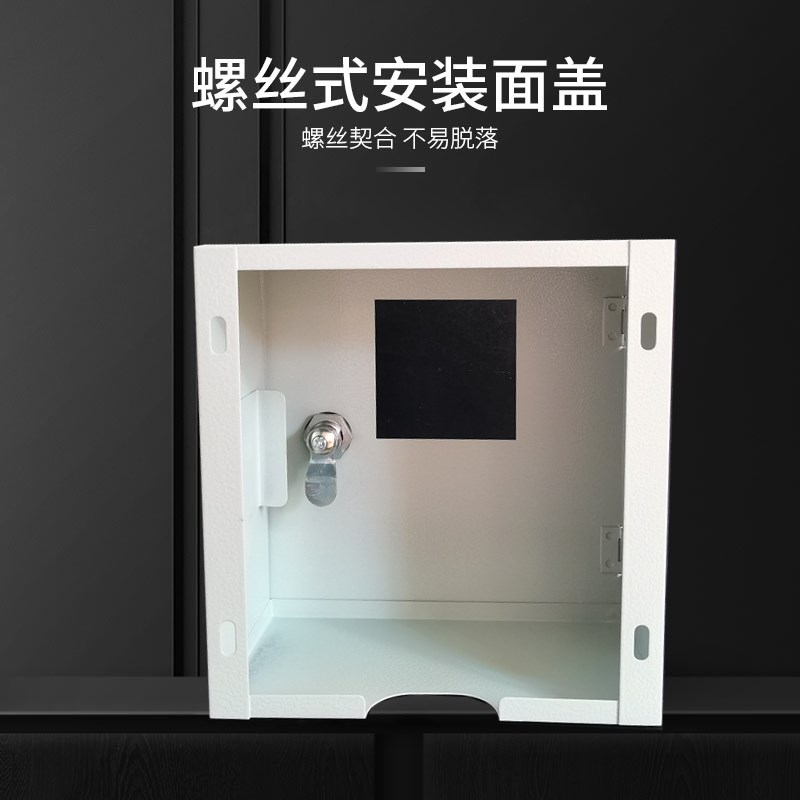 电表镂空罩家用室内室外无底配电箱防尘带锁明装铁箱保护盒可定制图片