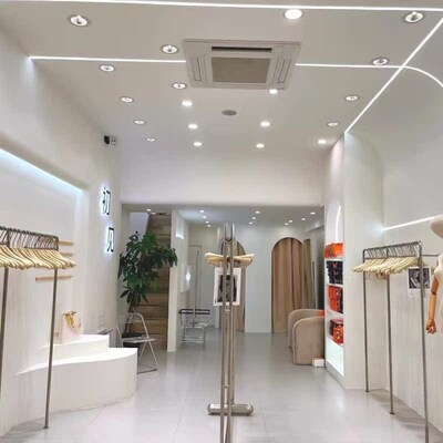嵌入式led射灯服装店商用超亮4500K高显色牛眼灯女装婚纱吊顶孔灯