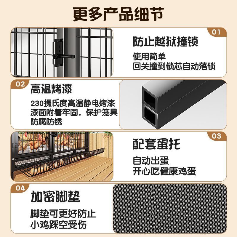 鸽子笼家用特大号铁丝网新型鸽舍户外芦丁鸡鸭兔鹦鹉养殖笼子鸟笼