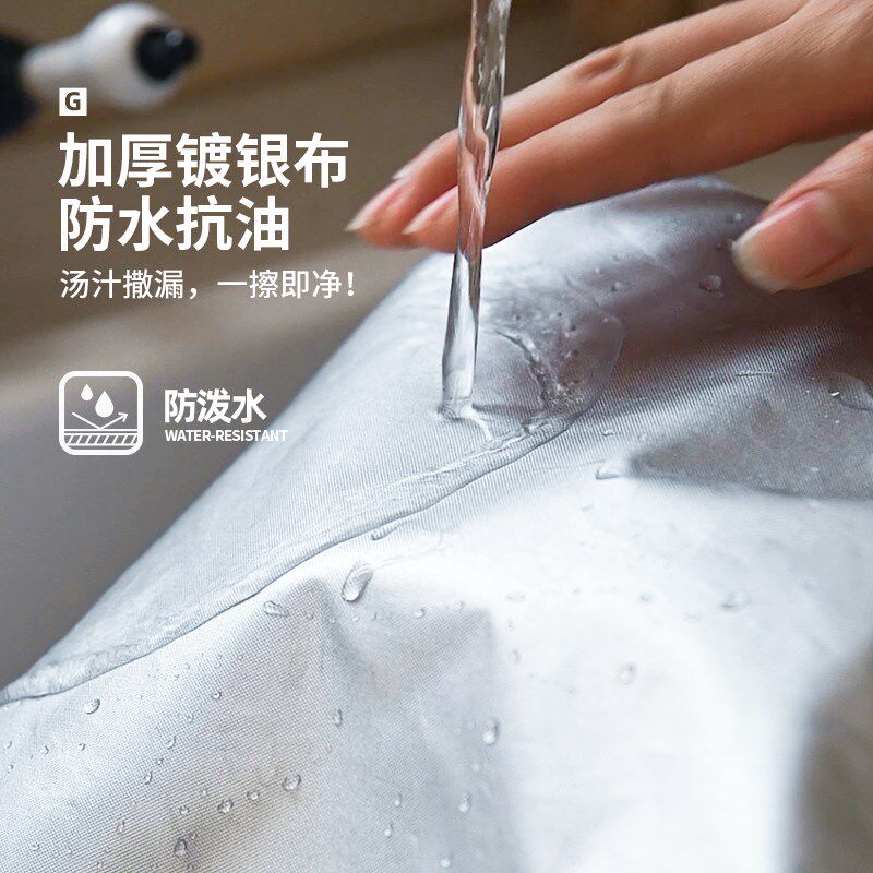 上班族饭盒袋女式高颜值上班通勤便当包防水斜挎饭盒包抽绳便当袋