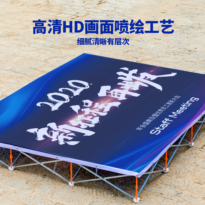 户外拉网展架折叠简易桁架背景架签名墙海报广告大型喷绘布支架