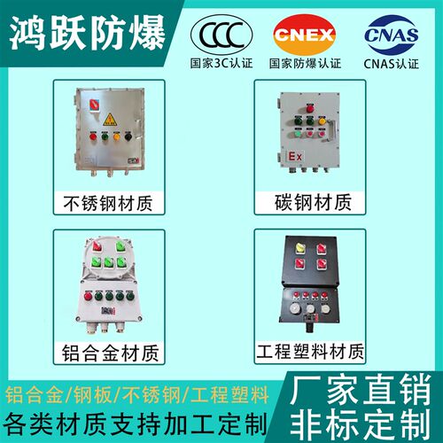 防爆配电箱非标定制照明箱按钮插销箱接线箱控制检修防爆柜防爆箱