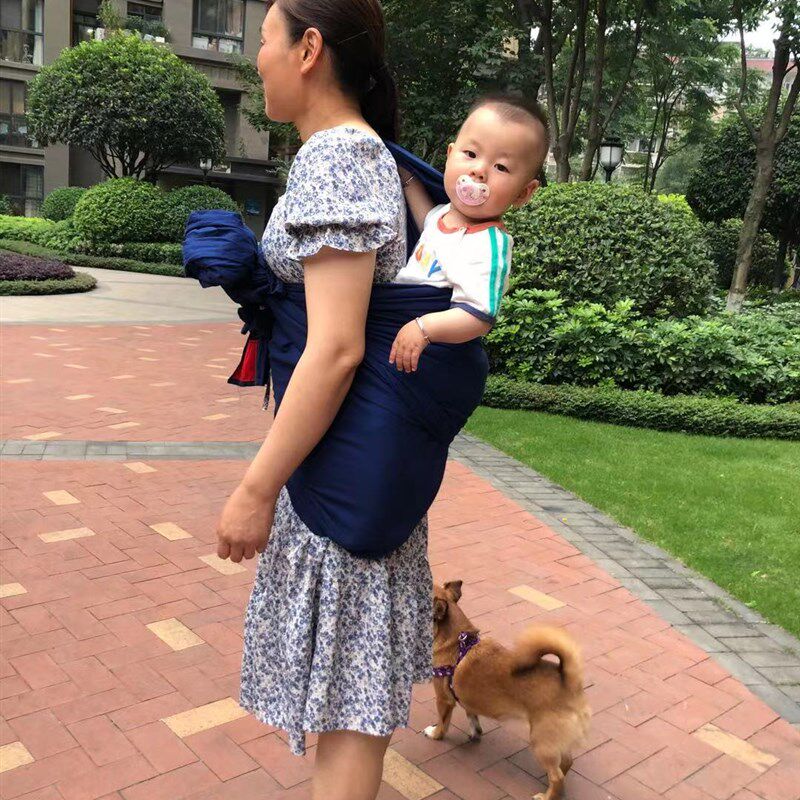 四川传统单肩背条婴儿背带背式老式宝宝小孩防勒四季通用款透气轻
