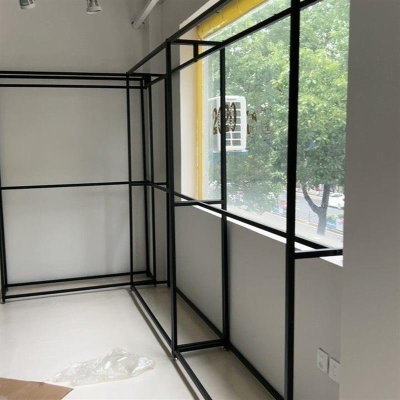 服装店展示架落地式挂衣架照相馆礼服专用货架婚纱店西服双层架子图片