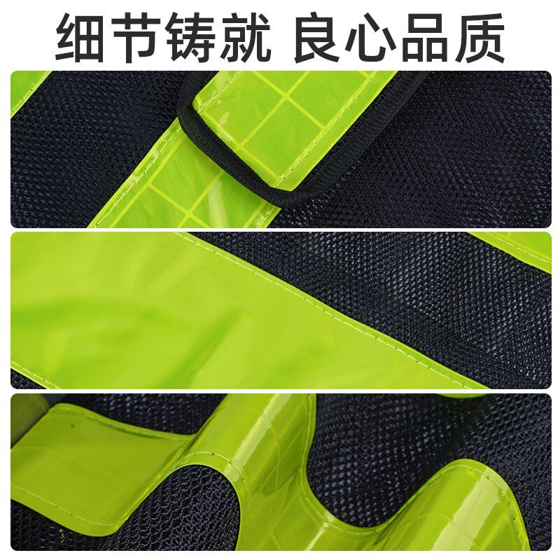 保安反光衣马甲治安巡逻背心门卫站岗交通劝导执勤安全防护服印字