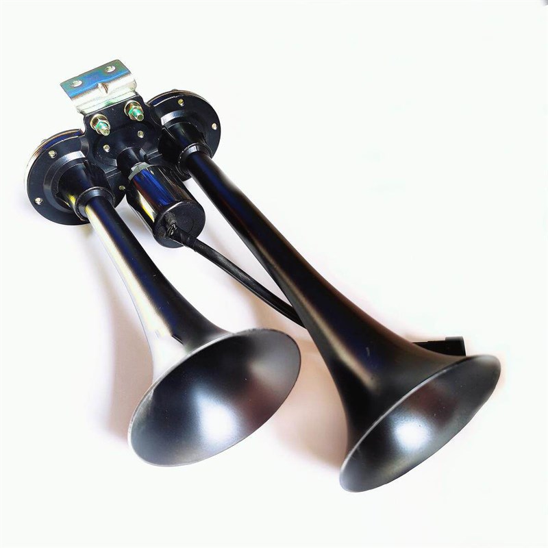 东风解放陕汽欧GTL曼货车轮船双管电控气喇叭24V超响高音喇叭鸣笛