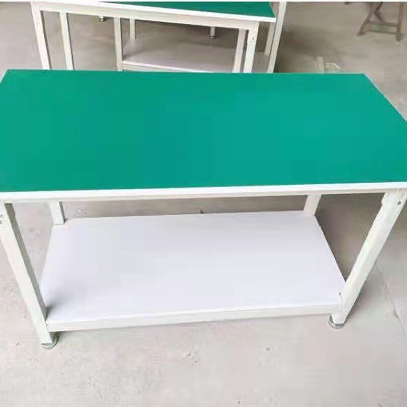 双层防静电工作台桌子车间流水线操作台维修桌抽屉实检验台打包台