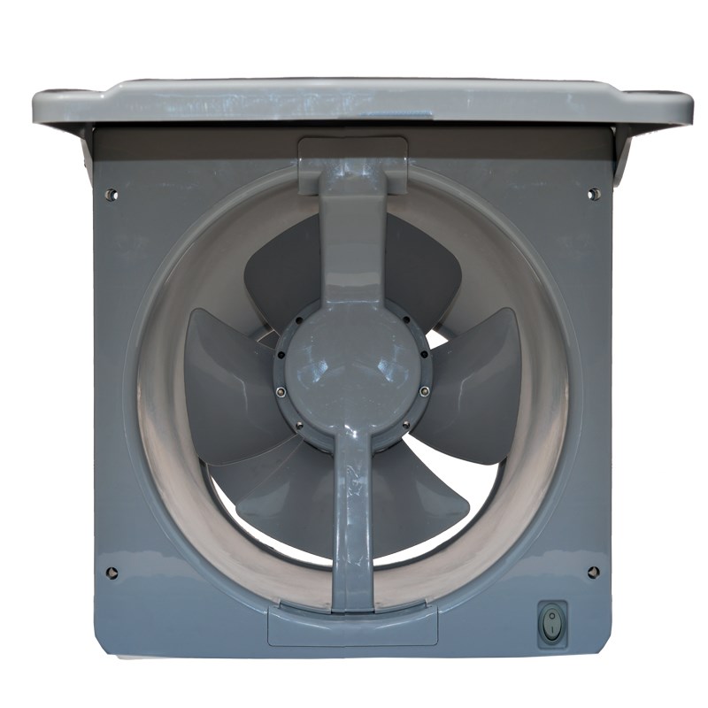 百探翻盖排气扇厨房油烟换气扇家用排风扇窗式墙式强力油烟抽风机