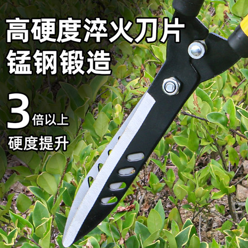 园艺大剪刀园林花剪修枝剪修剪草坪专用绿篱剪强力修剪树枝粗枝剪
