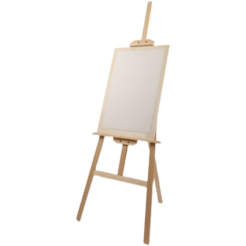 1.5米黄松木画架展示油画架木质儿童画板素描美术生专用多功能