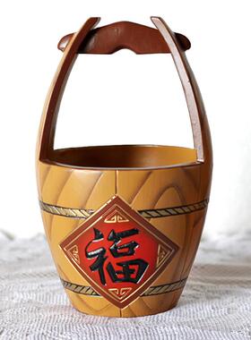 多功能杂物桶茶几遥控钥匙收纳摆饰大容量零钱实用陶瓷存钱罐摆件