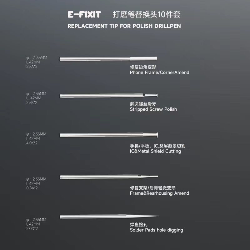 打磨笔切割片 手机维修打磨笔切割刀片2.35mm电磨笔小型切割笔图片